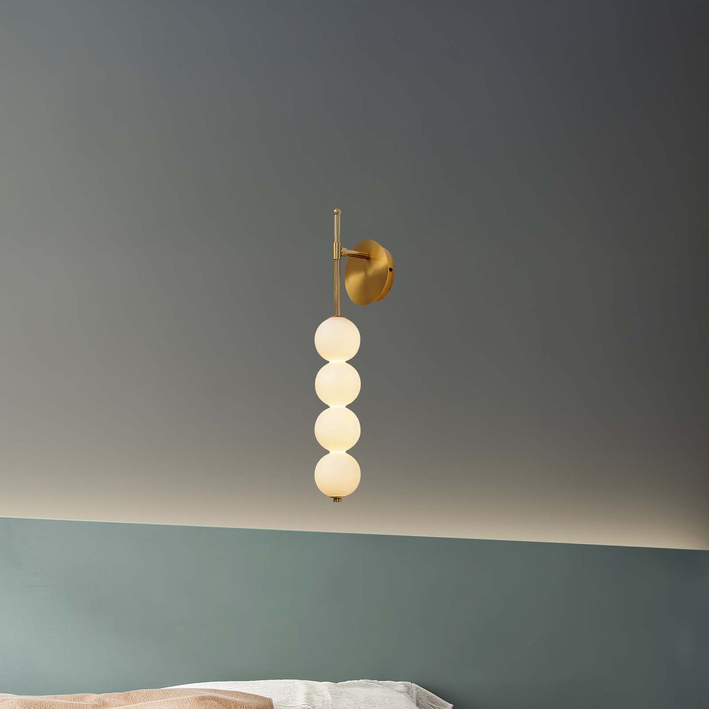 Abacus Eclectic Crystal Wall Lamp