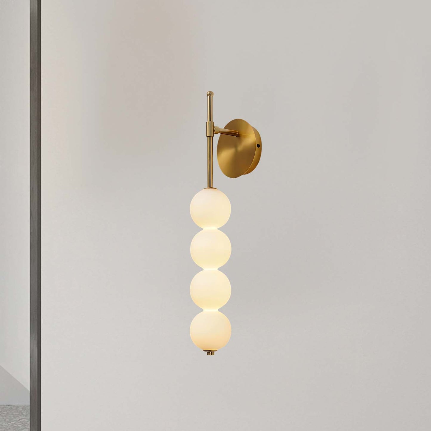 Abacus Eclectic Crystal Wall Lamp