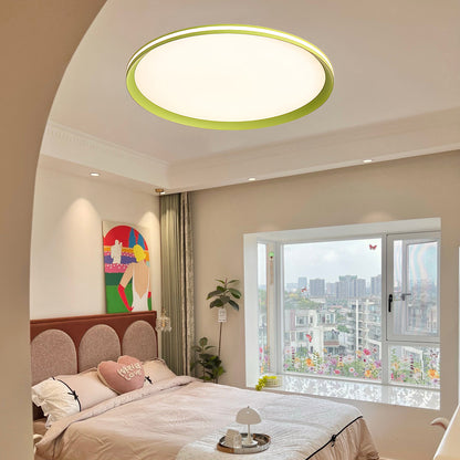 Acrylic Circular LED Modern Metal Ceiling Light