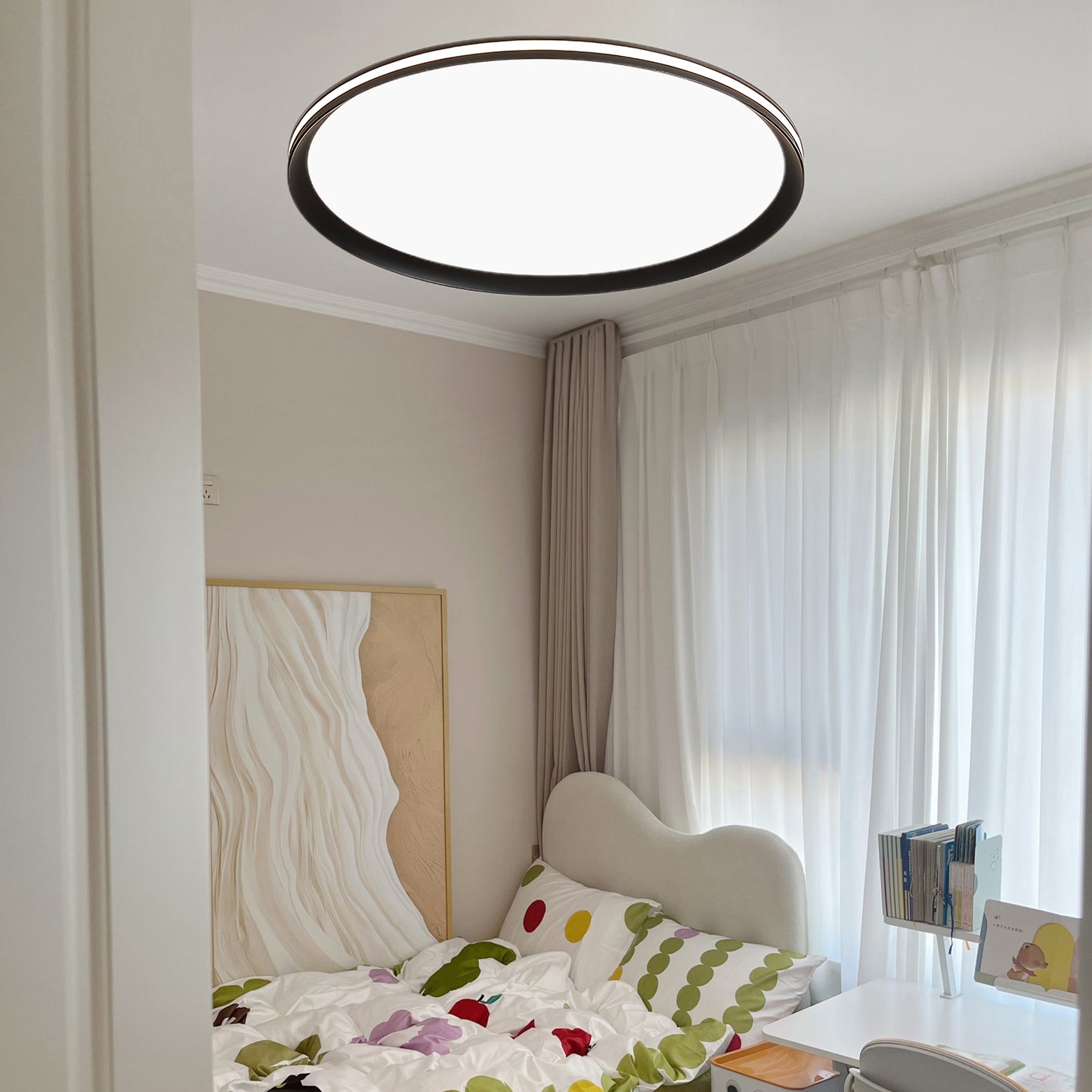 Acrylic Circular LED Modern Metal Ceiling Light