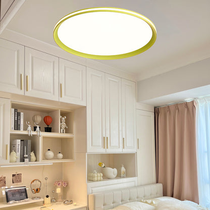 Acrylic Circular LED Modern Metal Ceiling Light