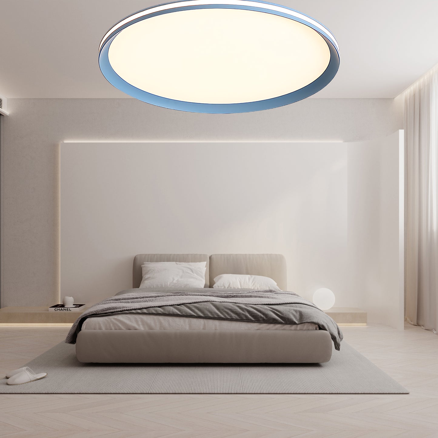 Acrylic Circular LED Modern Metal Ceiling Light