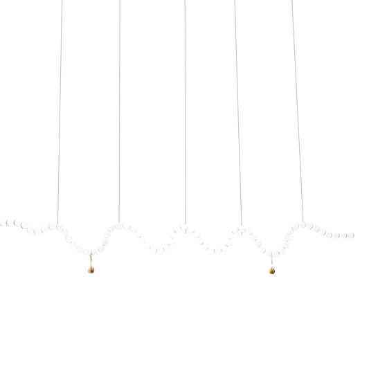 Acrylic Pearl Necklace Classic Crystal Chandelier