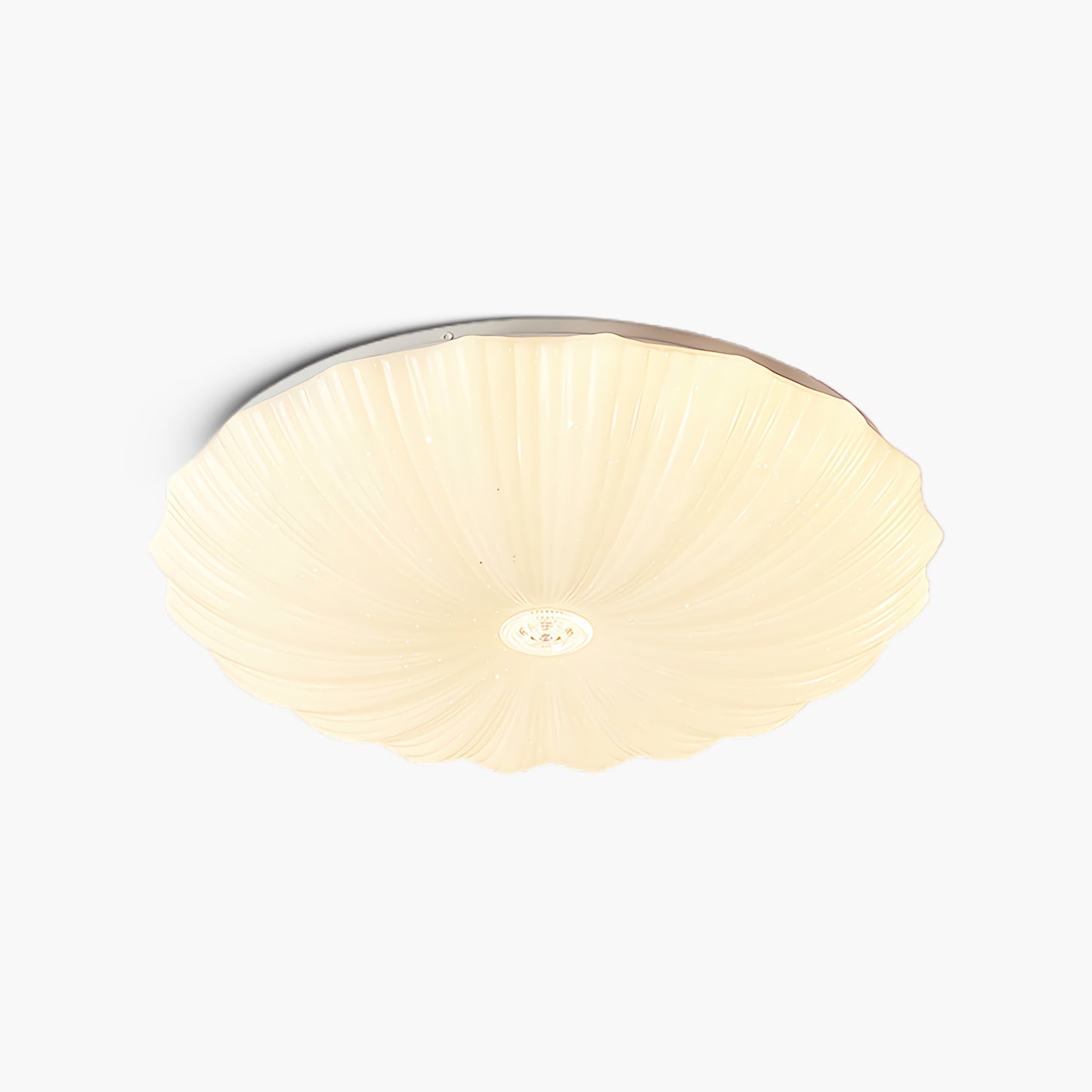 Acrylic Shell Round Minimalist Metal Ceiling Lamp