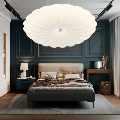 Acrylic Shell Round Minimalist Metal Ceiling Lamp