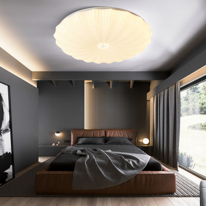 Acrylic Shell Round Minimalist Metal Ceiling Lamp