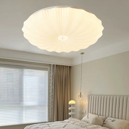 Acrylic Shell Round Minimalist Metal Ceiling Lamp