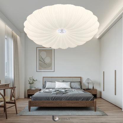 Acrylic Shell Round Minimalist Metal Ceiling Lamp