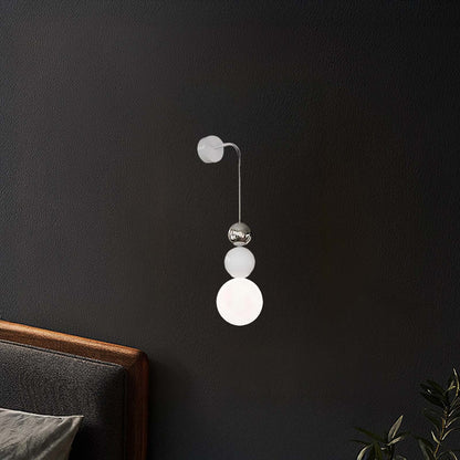 Acrylic Three Ball Modern Metal Wall Lamp