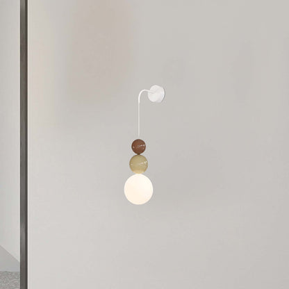 Acrylic Three Ball Modern Metal Wall Lamp