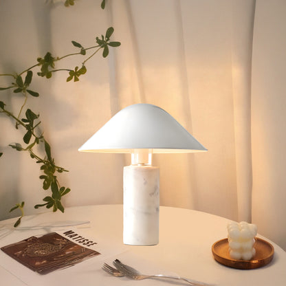 Adelaide Marble Eclectic Metal Table Lamp