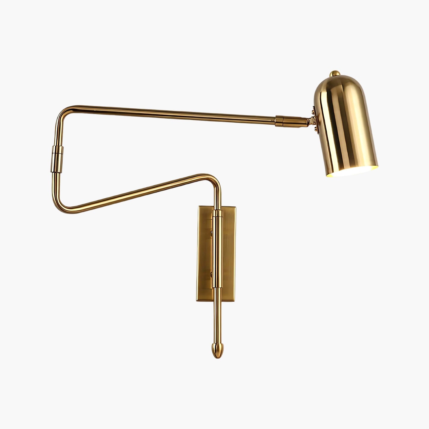 Adjustable Arm Plug In Modern Metal Wall Lamp