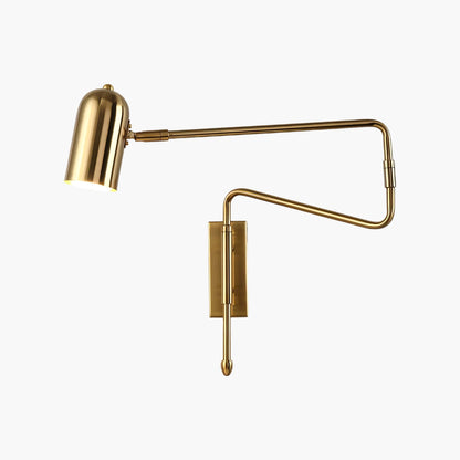 Adjustable Arm Plug In Modern Metal Wall Lamp