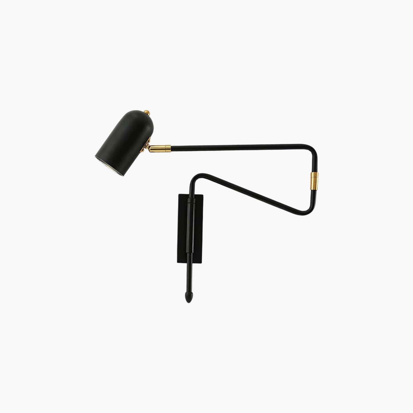 Adjustable Arm Plug In Modern Metal Wall Lamp