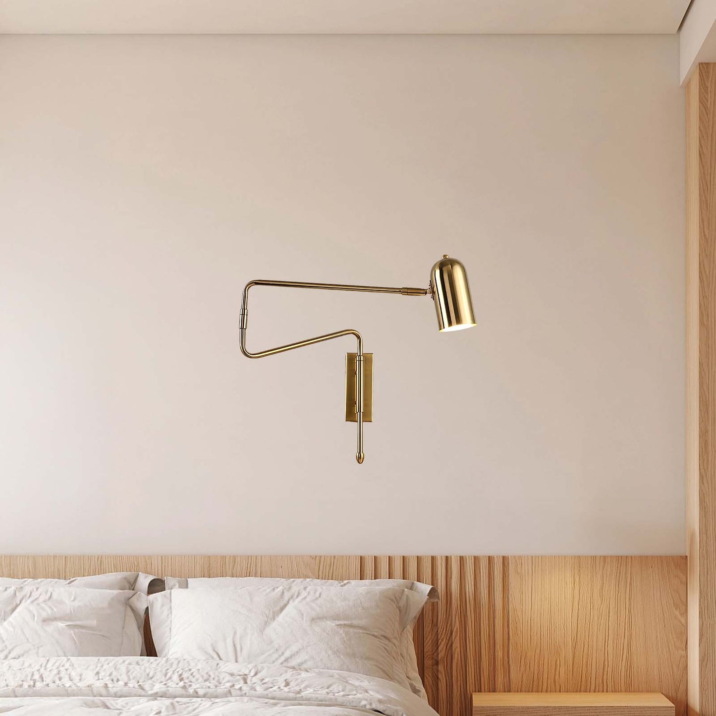 Adjustable Arm Reading Modern Metal Wall Lamp