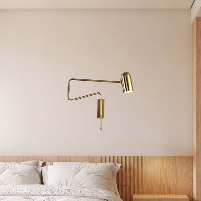 Adjustable Arm Reading Modern Metal Wall Lamp