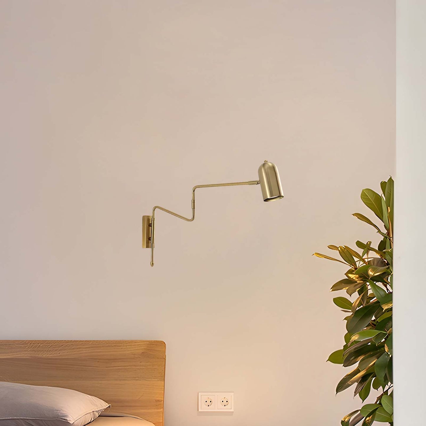 Adjustable Arm Reading Modern Metal Wall Lamp