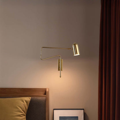 Adjustable Arm Reading Modern Metal Wall Lamp