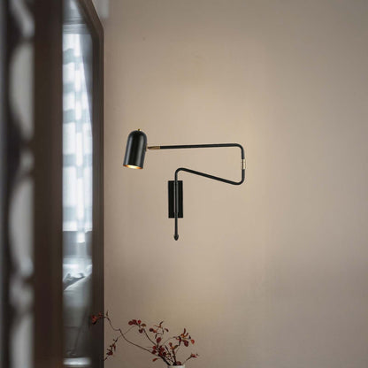 Adjustable Arm Reading Modern Metal Wall Lamp