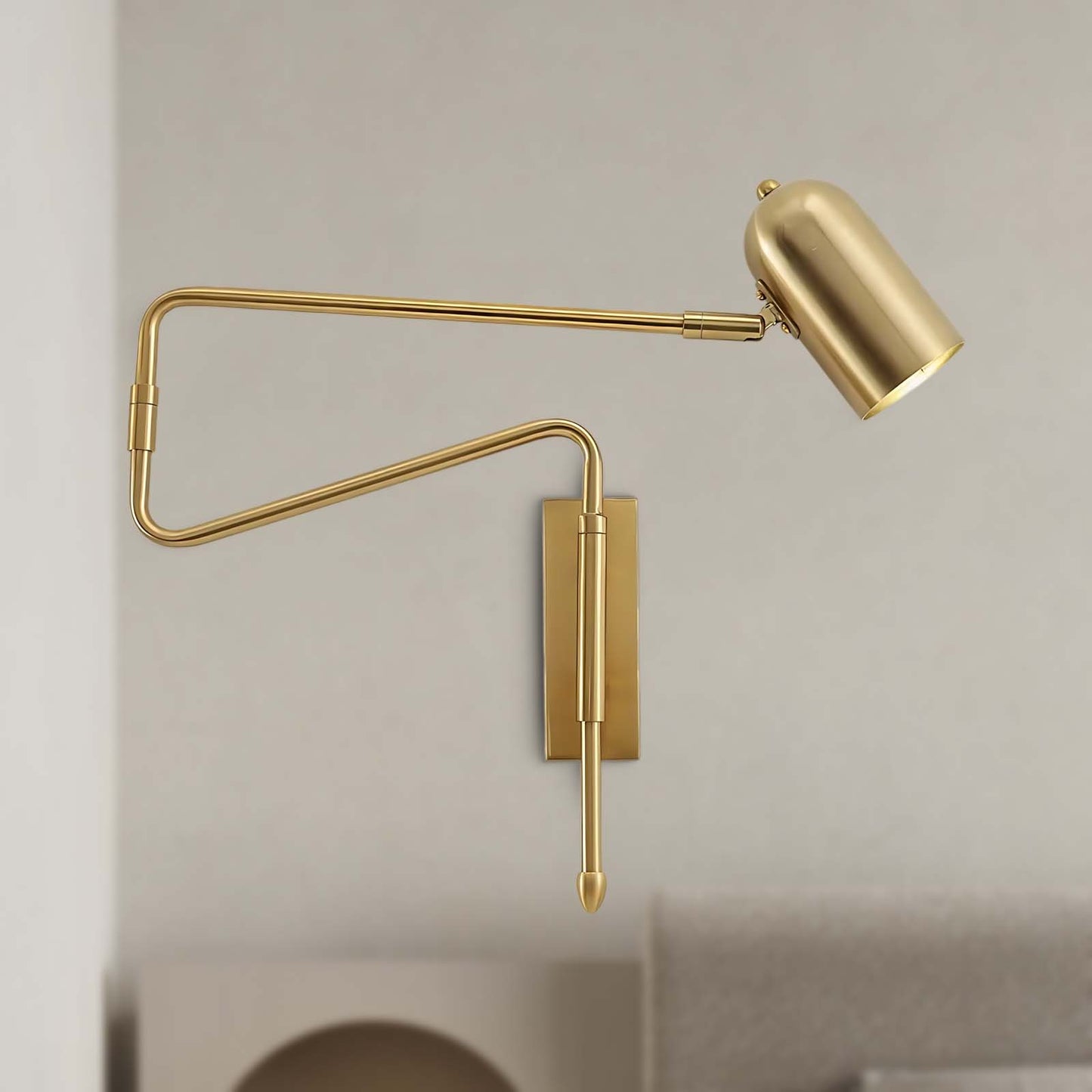 Adjustable Arm Reading Modern Metal Wall Lamp