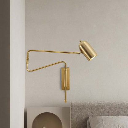 Adjustable Arm Reading Modern Metal Wall Lamp