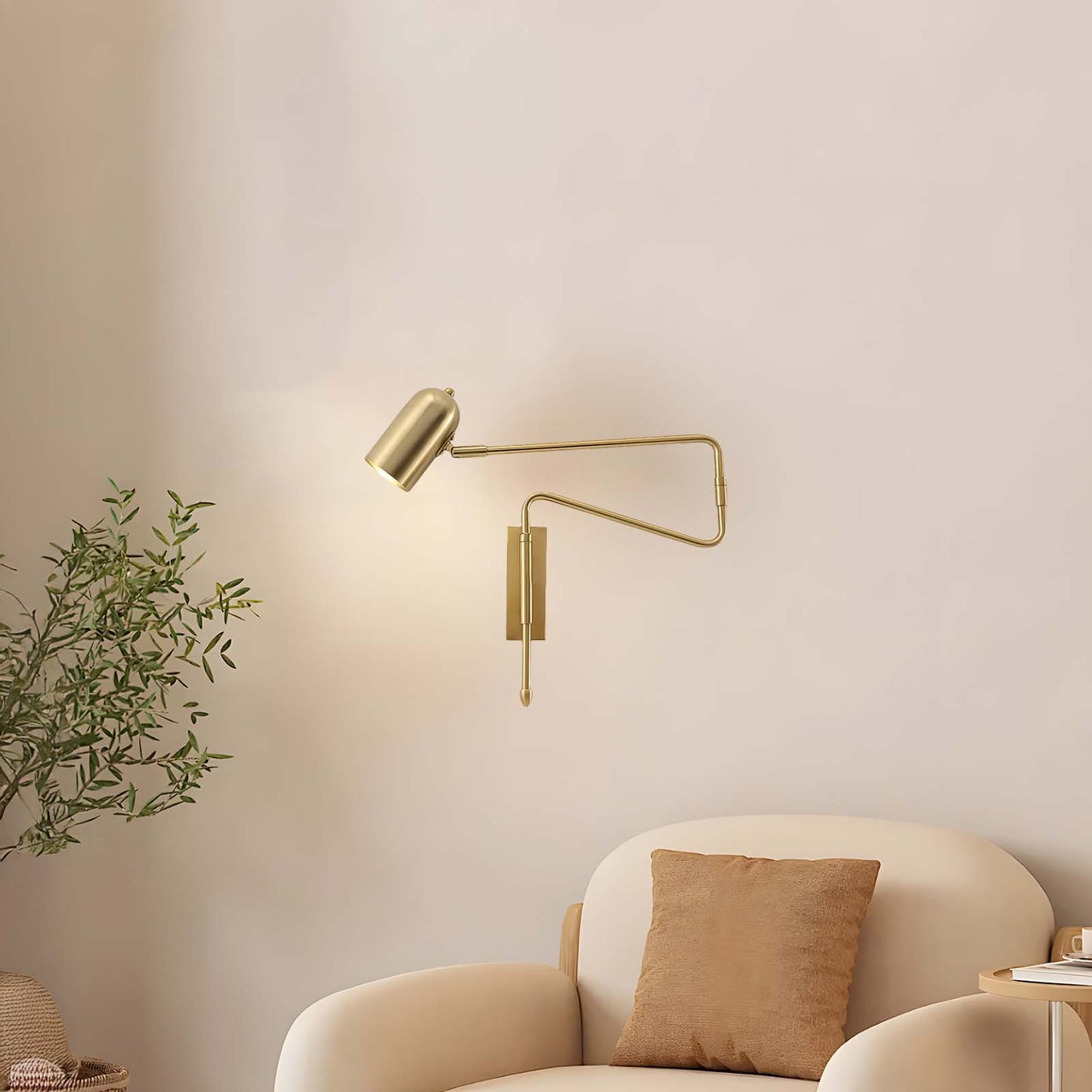 Adjustable Arm Reading Modern Metal Wall Lamp