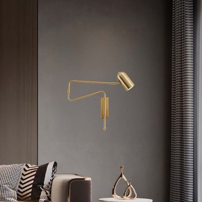 Adjustable Arm Reading Modern Metal Wall Lamp