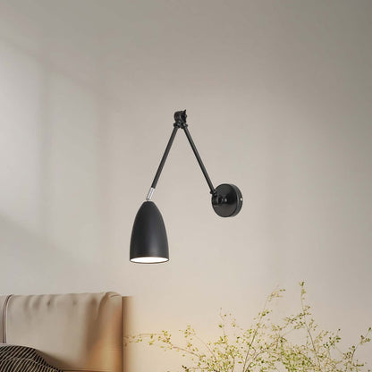 Adjustable Swing Arm Modern Metal Wall Lamp