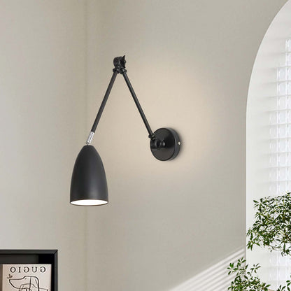 Adjustable Swing Arm Modern Metal Wall Lamp