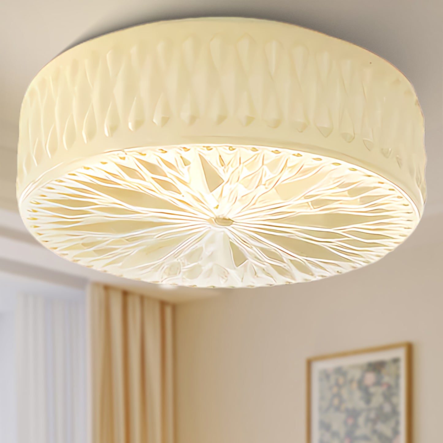 Adler Eclectic Crystal Ceiling Light