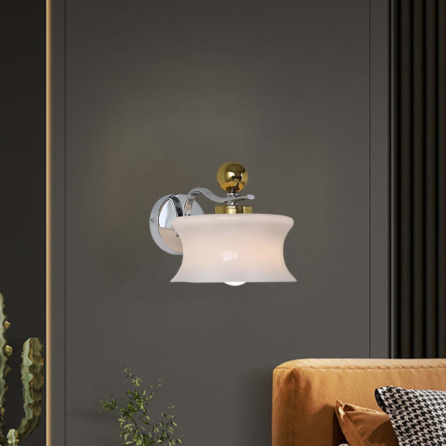 Adorn Modern Crystal Wall Sconce