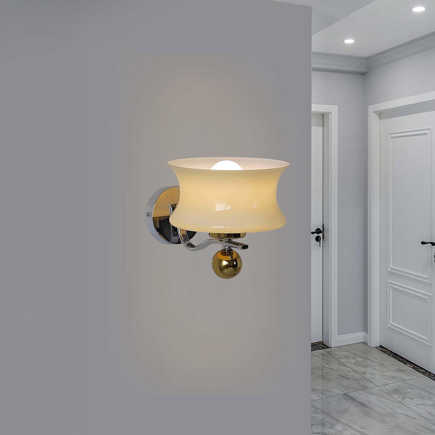 Adorn Modern Crystal Wall Sconce