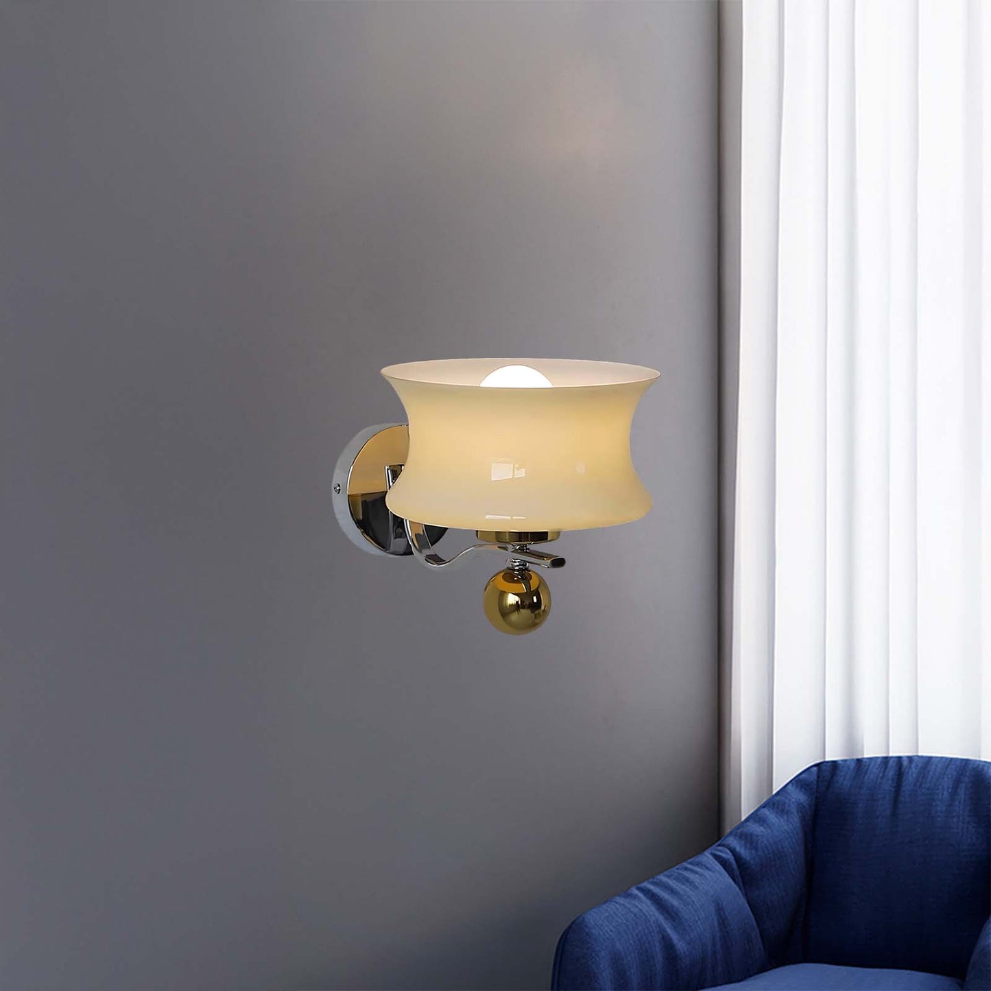 Adorn Modern Crystal Wall Sconce