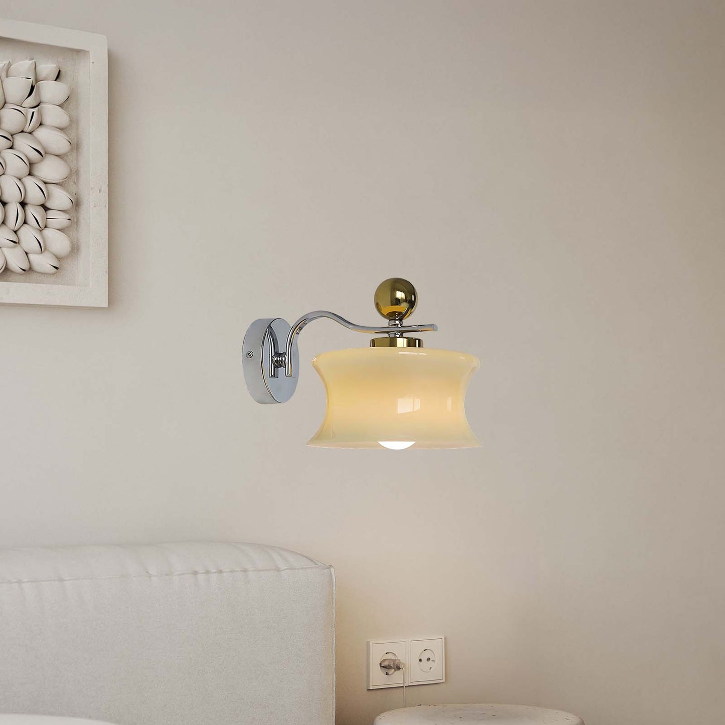 Adorn Modern Crystal Wall Sconce