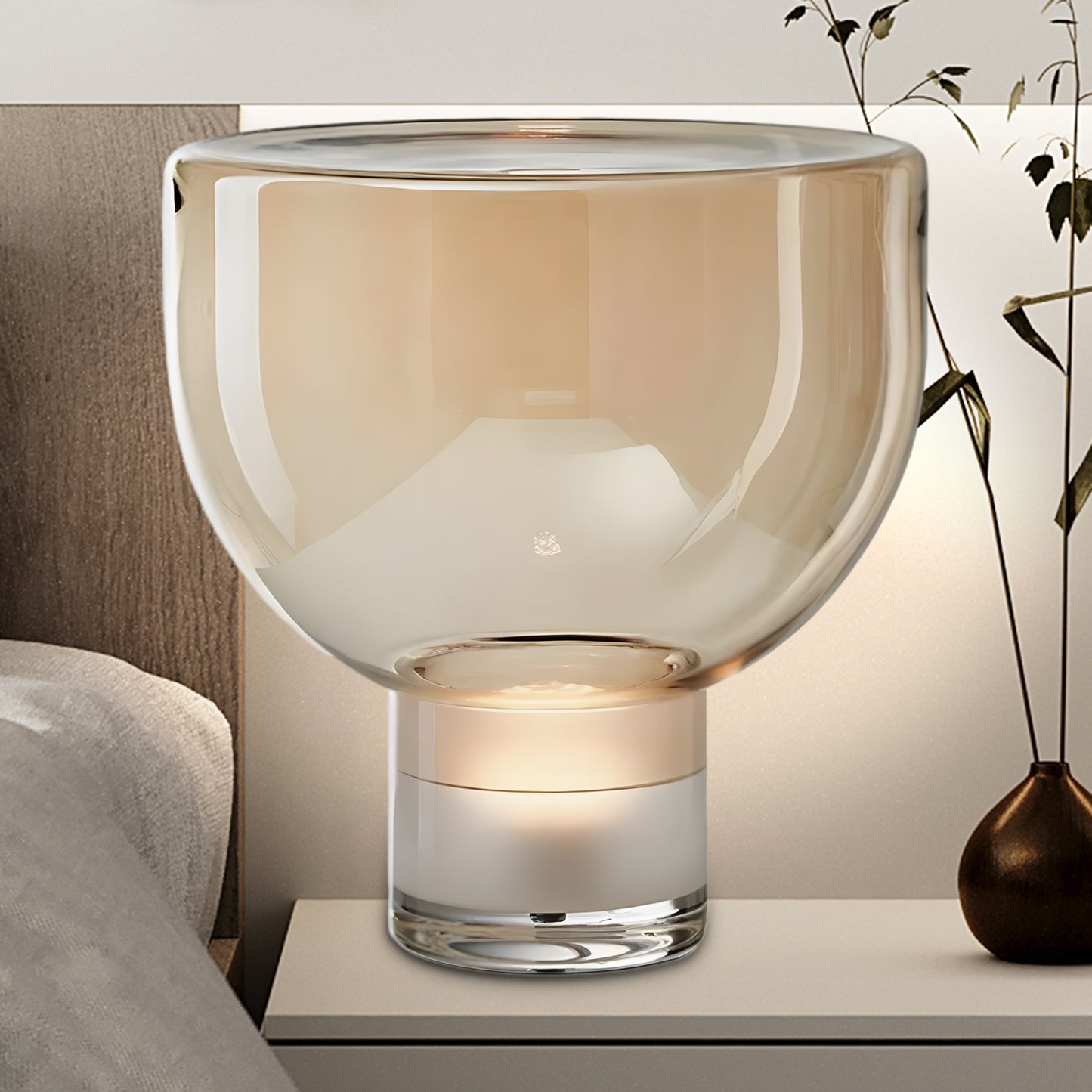 Aella Eclectic Crystal Table Lamp