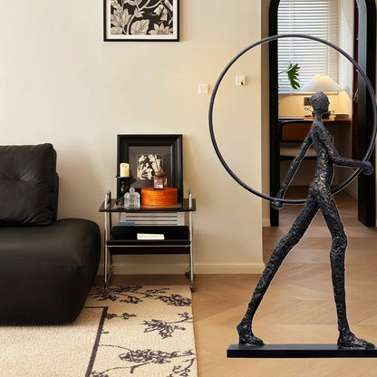 Aeon Sculpture Minimalist Crystal Floor Lamp