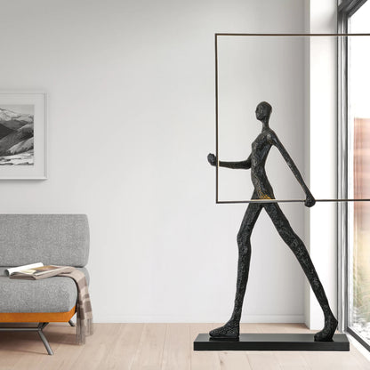 Aeon Sculpture Minimalist Crystal Floor Lamp