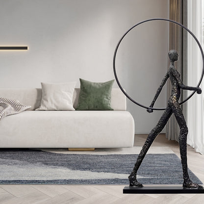 Aeon Sculpture Minimalist Crystal Floor Lamp