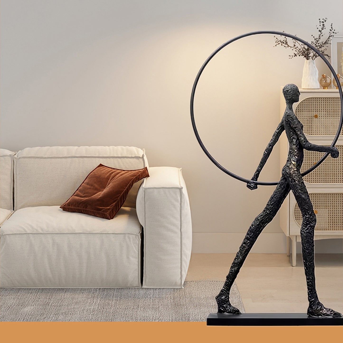 Aeon Sculpture Minimalist Crystal Floor Lamp