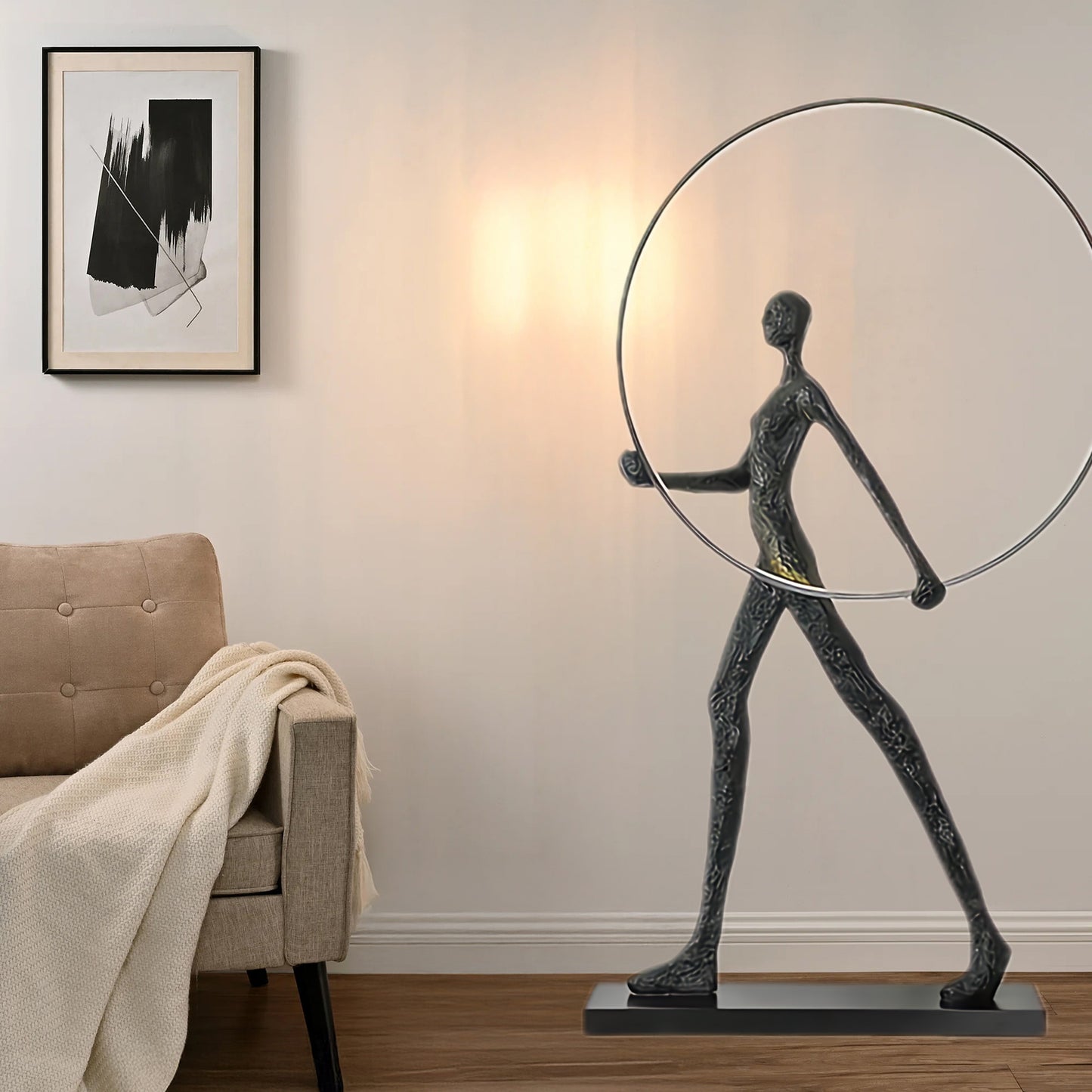 Aeon Sculpture Minimalist Crystal Floor Lamp