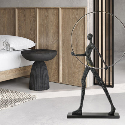 Aeon Sculpture Minimalist Crystal Floor Lamp