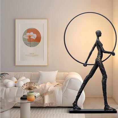 Aeon Sculpture Minimalist Crystal Floor Lamp