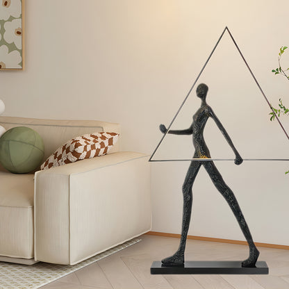 Aeon Sculpture Minimalist Crystal Floor Lamp