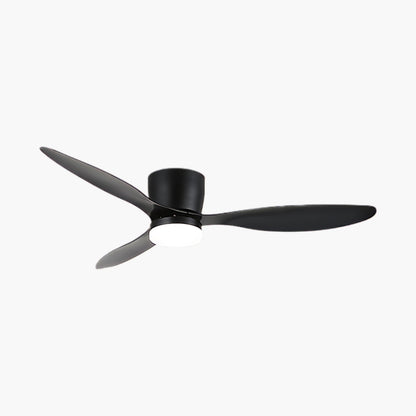 Aerodynamics Wooden 4852 Minimalist Metal Ceiling Fan Light