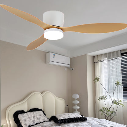 Aerodynamics Wooden 4852 Minimalist Metal Ceiling Fan Light