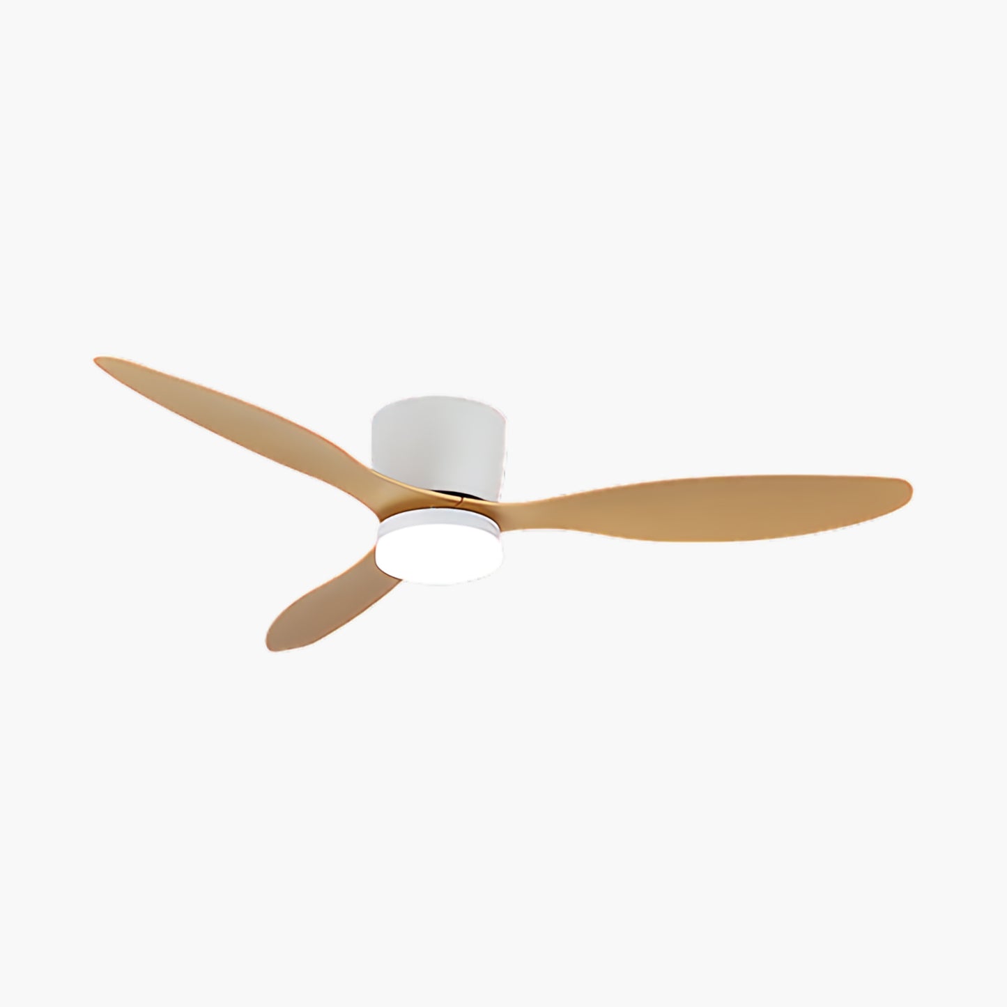 Aerodynamics Wooden 4852 Minimalist Metal Ceiling Fan Light