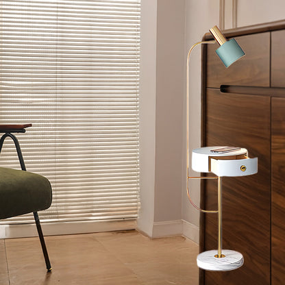 Agueda Eclectic Metal Floor Lamp