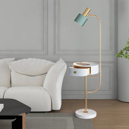 Agueda Eclectic Metal Floor Lamp