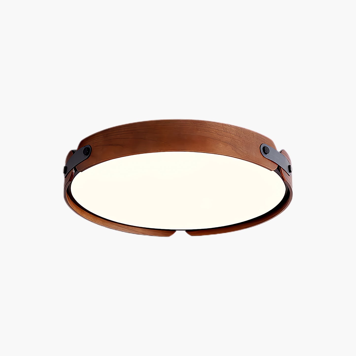 Aiwen Wood Eclectic Metal Ceiling Light