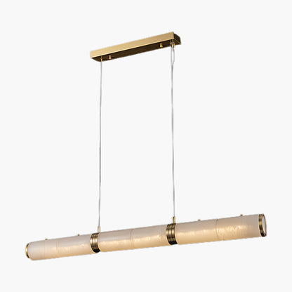 Alabaster Beam Minimalist Metal Pendant Light